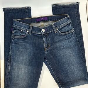 Victoria Beckham Jeans Women’s Sz 28 Blue Star Logo Purple Label Luxury Denim